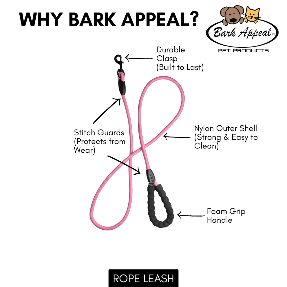 Bark Rope Pdf 6' Rope Leash – Bark Appeal Wholesale