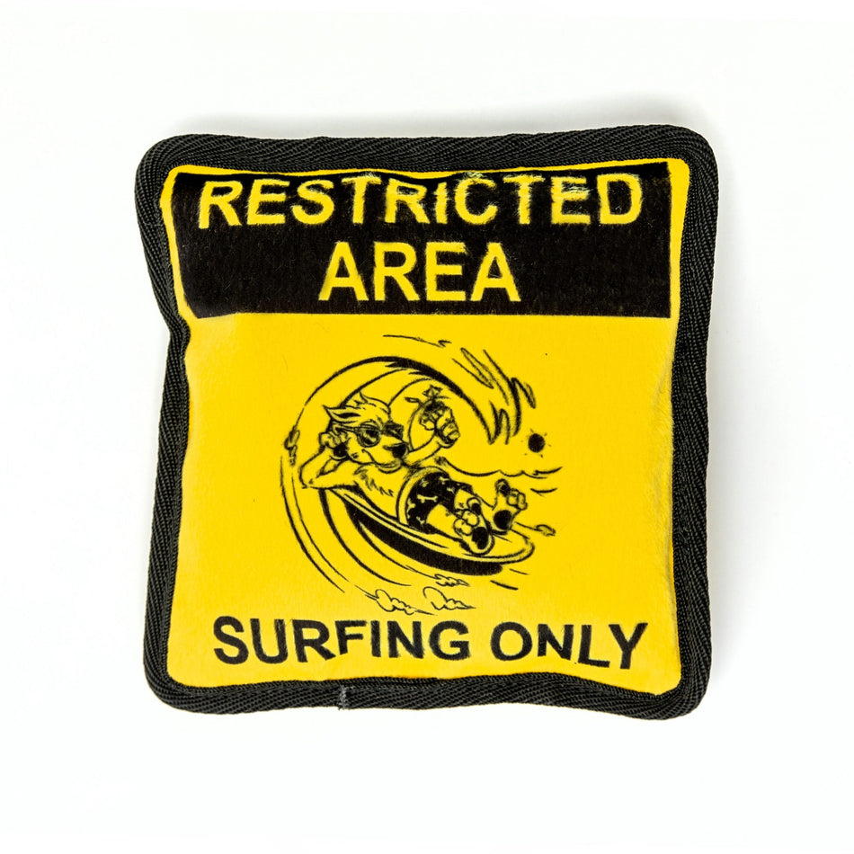 Restricted Area Plush Pet Toy
