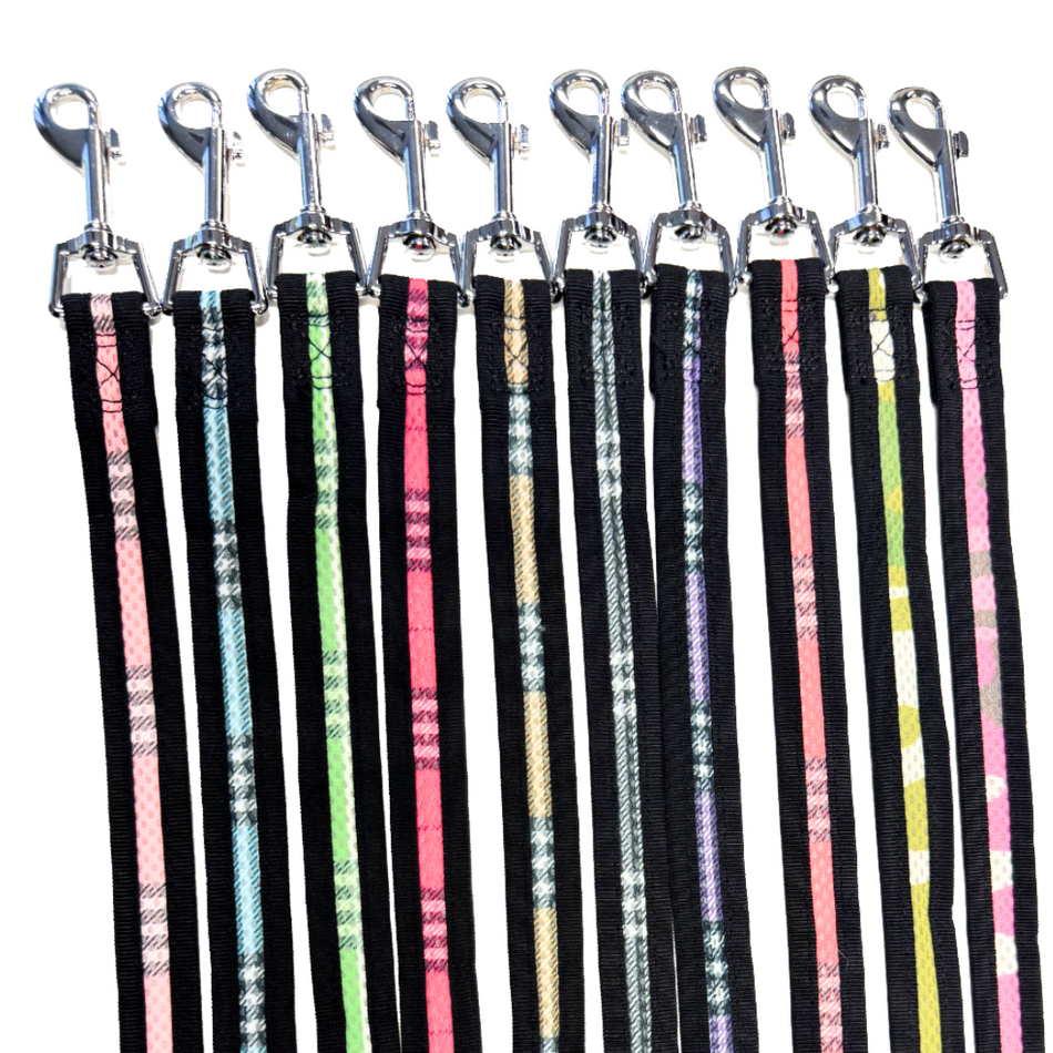 Mesh 3/4 inch Leash (Plaid or Camo)