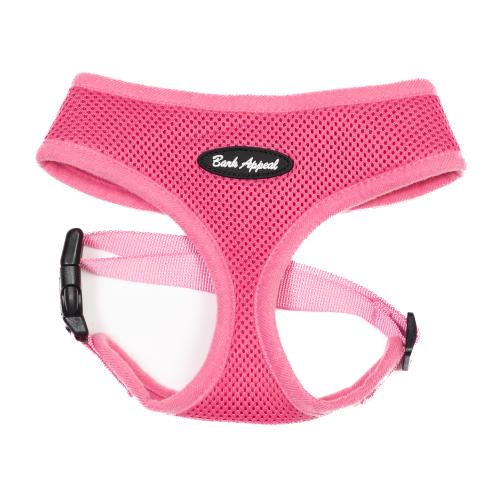 pink mesh pullover dog harness