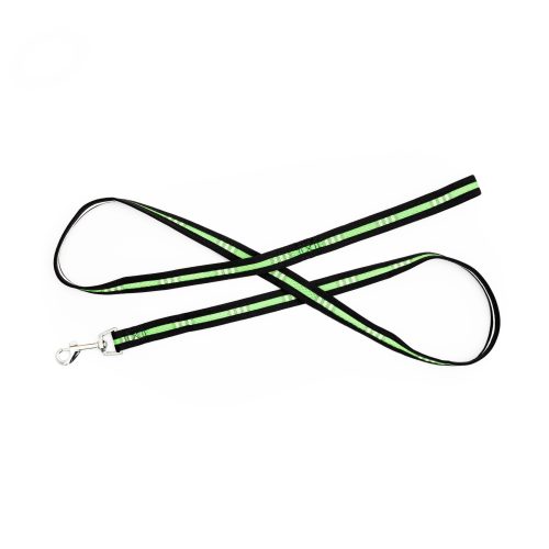 green plaid dog cat mesh leash