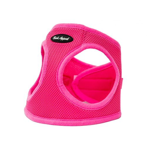 pink mesh step-in dog harness
