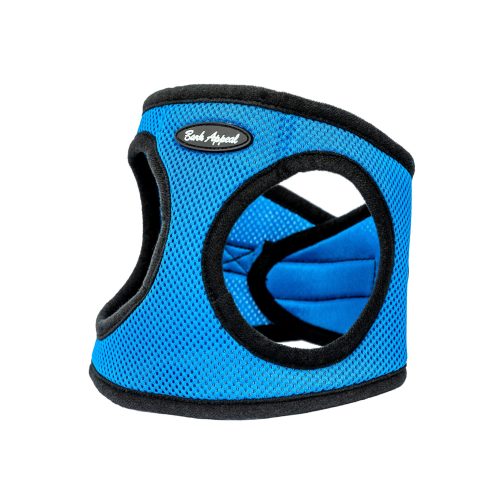 blue mesh step-in dog harness