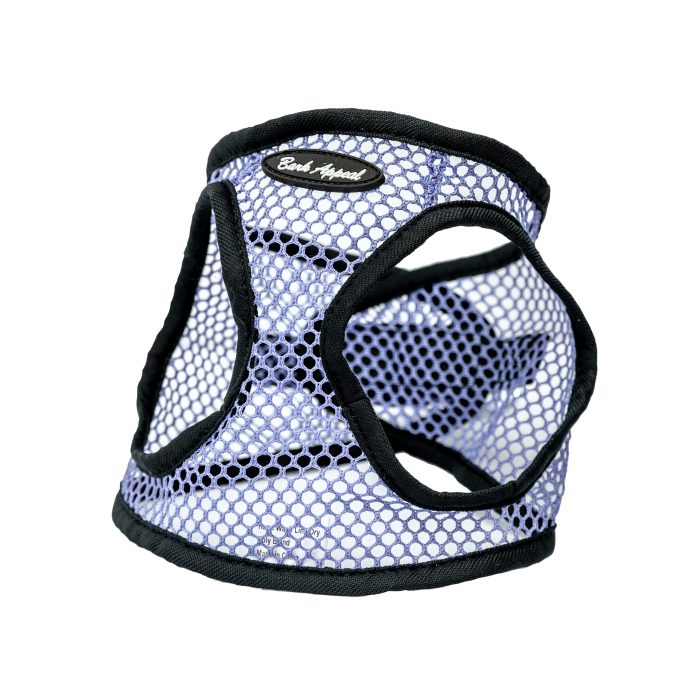 lavender purple netted stepin dog harness