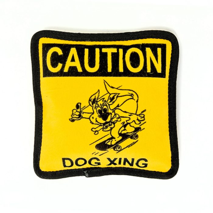 dog xing crossing plush dog toy pillow