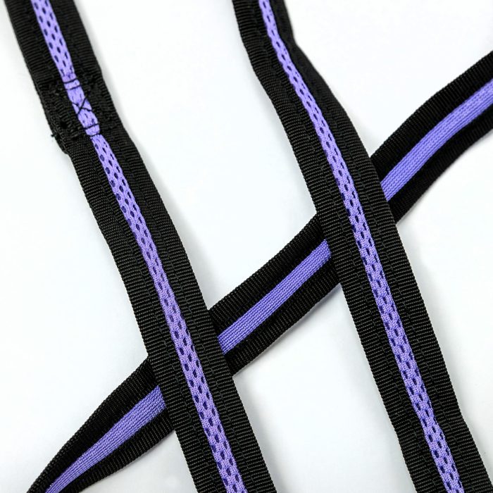 Lavender mesh pet leash