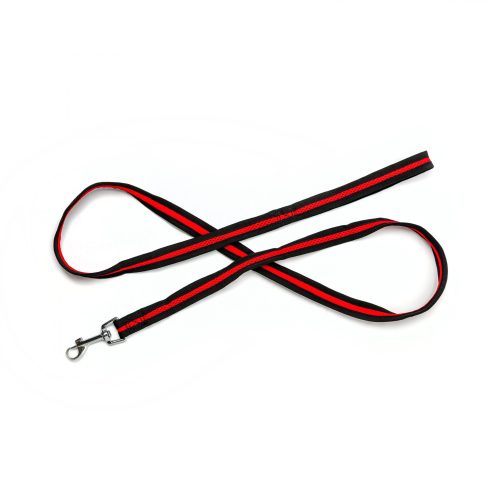 red mesh dog leash