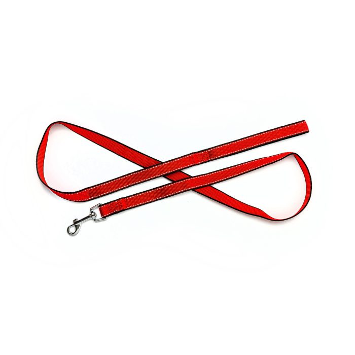 Red Reflective Trim Leashes 5'
