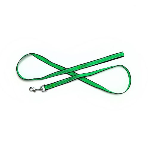 green reflective trim leash