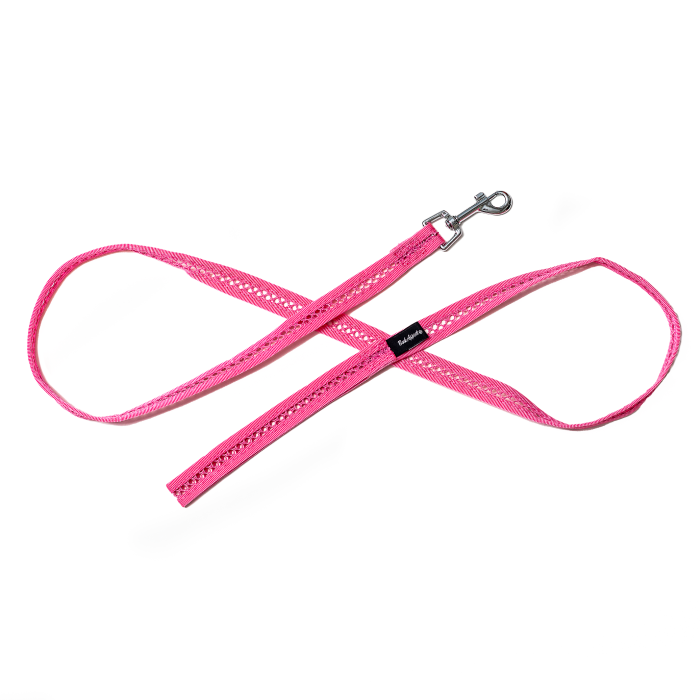 pink mesh dog pet leash
